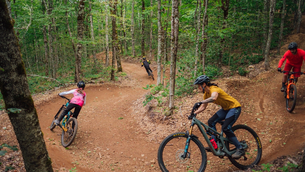 Archery, mountain biking & wall climbing